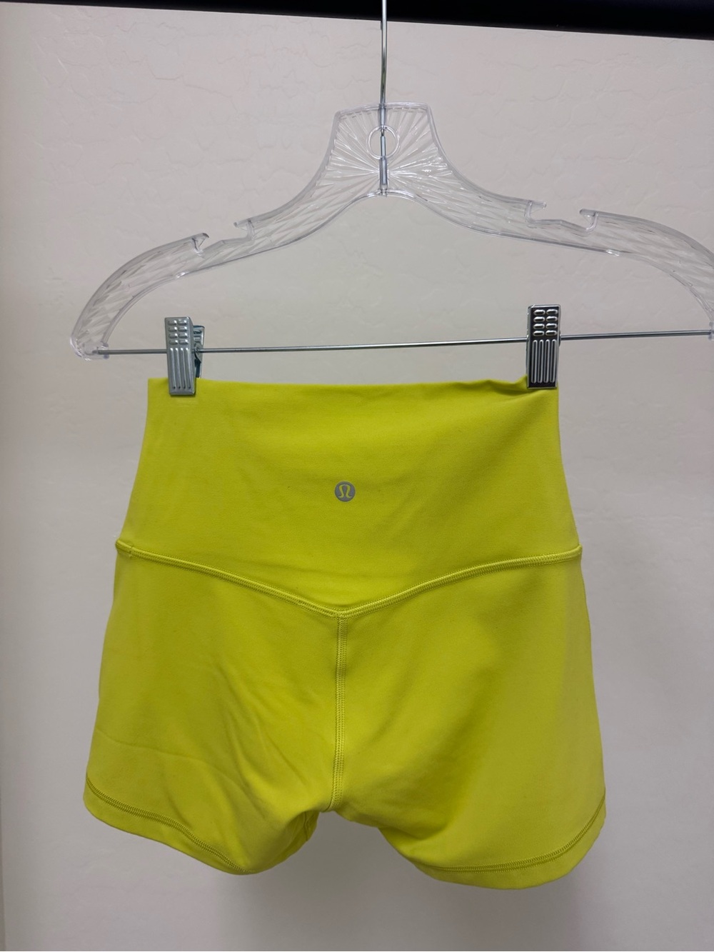 Lululemon Align Yellow High-Rise shorts and bra SET size 4